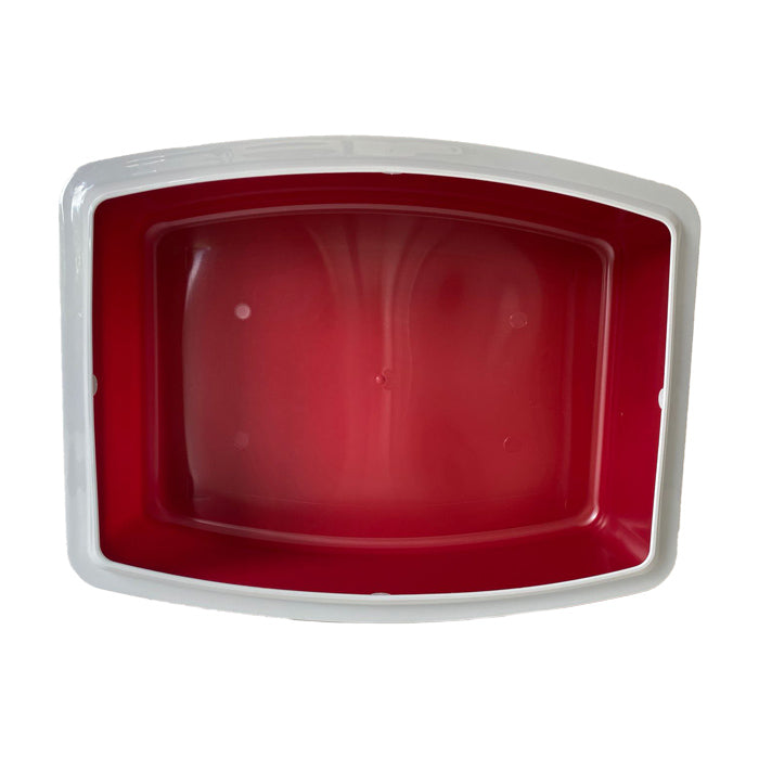 Arenero con aro grande rojo
