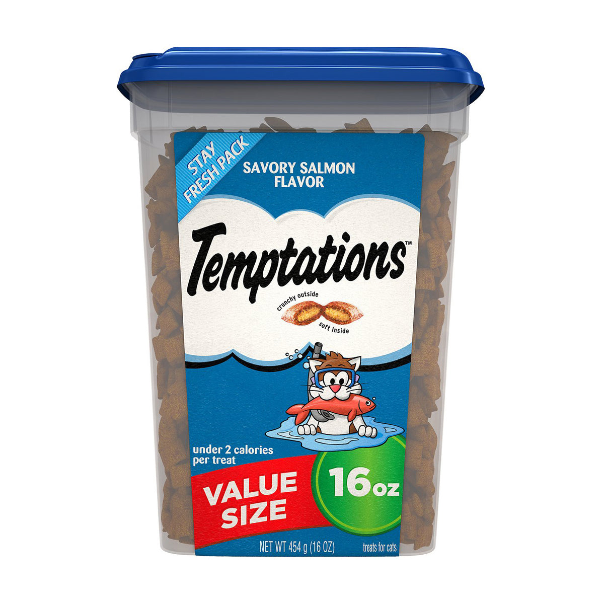 Galletas Temptations salmón 454gr